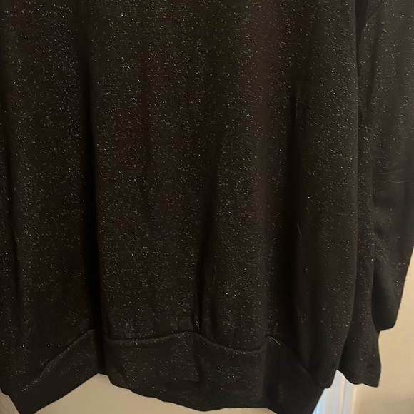 NWT TORRID SPARKLE KNIT DROP SHOULDER SHIRRED SLEEVE TOP 🔥🔥🔥🔥 - Picture 10 of 10